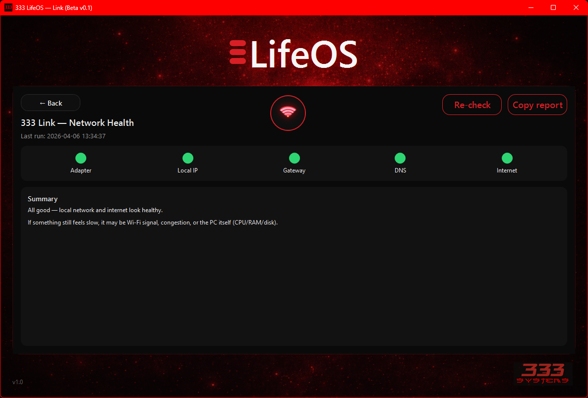 LifeOS Link module