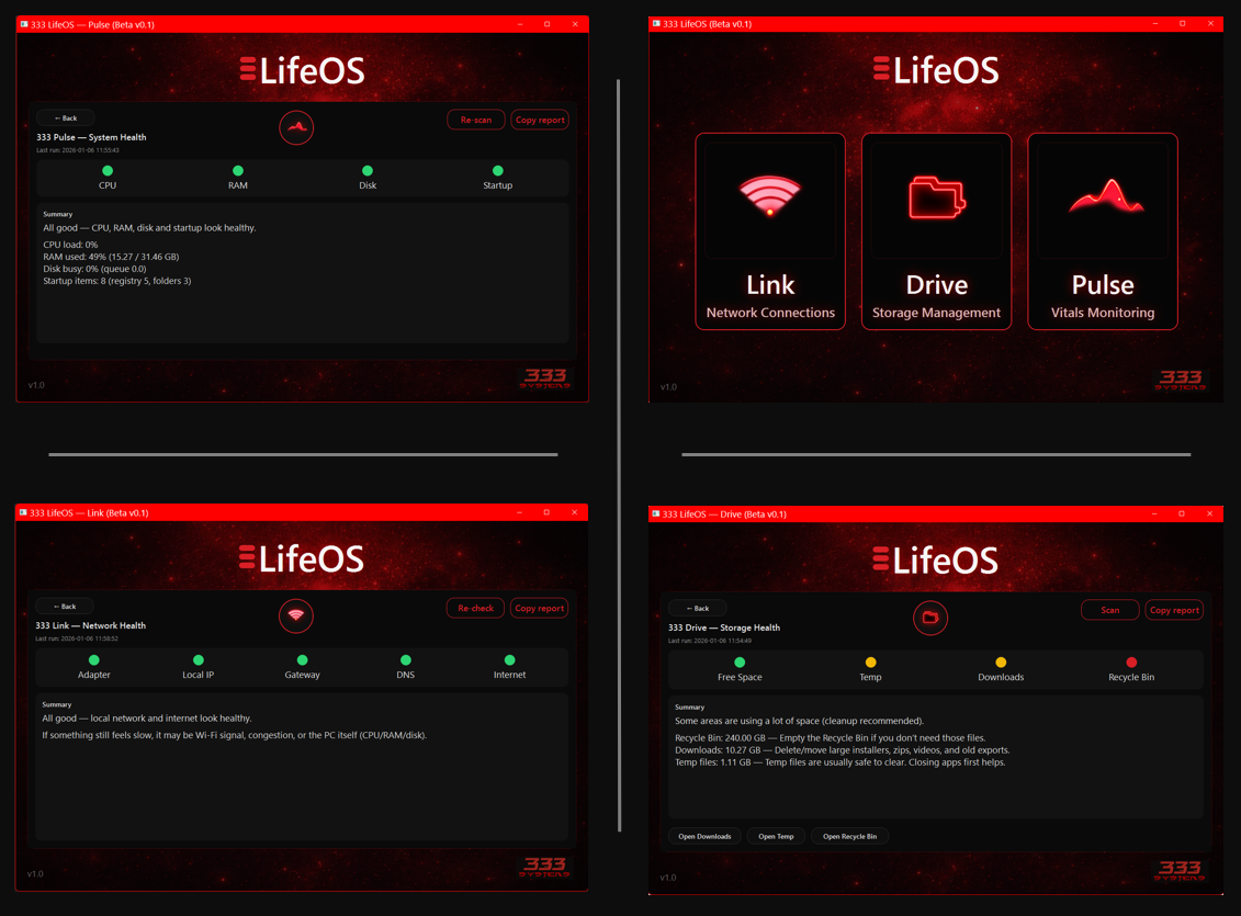 LifeOS preview